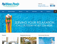 Tablet Screenshot of nuwavepool.com